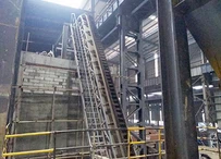 Steile helling transportband